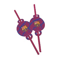 Canudos do FC Barcelona - 6 unidades