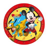 Pratos do Mickey Mouse 23 cm - 8 unidades