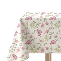 Toalha de mesa 2,00 x 1,45 m de tecido floral