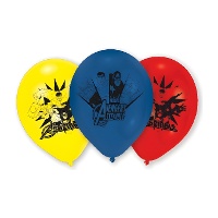Balões de látex dos Vingadores - 6 unidades