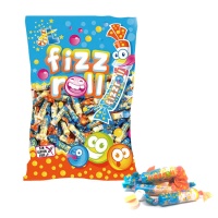 Saco sortido de comprimidos de doces Fizz Roll de 1,2 kg