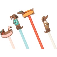 Caneta de cachorro Dachshund - 1 unidade
