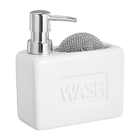 Dispensador de sabão Wash com suporte integrado para esfregão