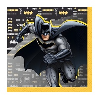 Guardanapos Batman Cidade, 16,5 x 16,5 cm - 16 unidades