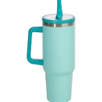 Caneca térmica 1,2 L flúor turquesa