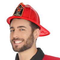 Capacete de bombeiro - 1 peça