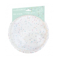 Forma redonda de silicone 25,5 x 25,5 x 3,8 cm - Scrapcooking
