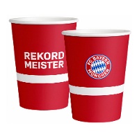 Copos do FC Bayern Munique de 250 ml - 8 unidades