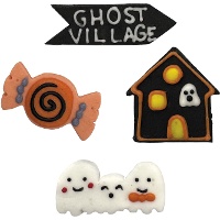 Figuras de açúcar de Halloween sortidas, com 4 cm - Dekora - 40 unidades