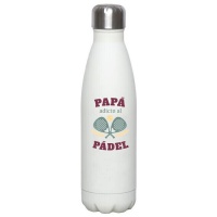Garrafa de aço inoxidável de 500 ml para padel do pai - DCasa