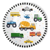 Placas de trânsito 23 cm - 8 peças