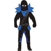 Fato de guerreiro negro para criança