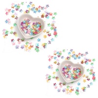 Lantejoulas em forma de flor 1 cm - 5 gramas