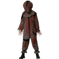 Fato de boneca Voodoo sangrenta para criança