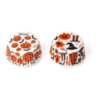 Forminhas para cupcakes de abóbora de Halloween - Decora - 36 unidades