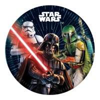 Pratos Star Wars Galaxy de 23 cm - 8 unidades