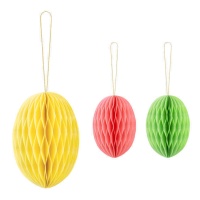 Pendente ninho de ovo de Páscoa 12 cm - 1 peça