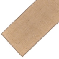 Corredor de mesa em juta de 35 cm com rebordo antracite - 1,50 m
