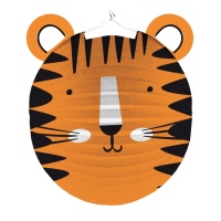 Lanterna decorativa tigre 25 cm - 1 unid.