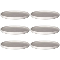 Prato de 20 cm liso plano - 6 unidades