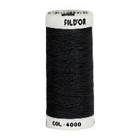 Fio elástico preto ou branco - Fildor - 20 m
