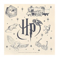 Guardanapos de Harry Potter de 16,5 cm - 20 unidades