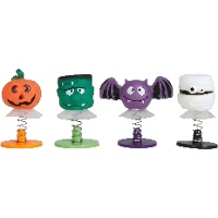 Bonecos de Halloween saltitantes - 4 peças
