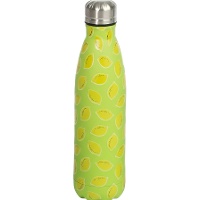 Garrafa de 0,5 L com estampa de limões