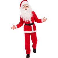 Fato de Pai Natal clássico para crianças