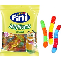 Minhocas multicoloridas - Minhocas Fini - 90 g