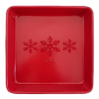 Forma quadrada 24,5 x 24 x 5 cm de Natal - Decora