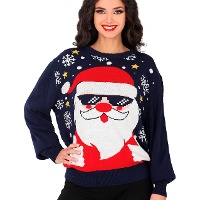 Camisola de Natal do Pai Natal para Mulher