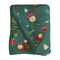 Manta de Natal com estampa do Tió de Nadal, 1,50 x 1,25 m