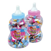 Mini biberões com doces de 20 gr - 50 unidades