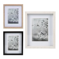 Moldura fotográfica 13 x 18 cm Cereja preto e branco