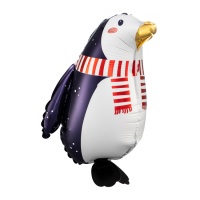 Balão com forma de pinguim de 42 x 29 cm - Partydeco