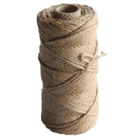 Cordão de juta natural de 2,5 mm com 75 m de comprimento