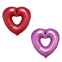 Balão de coração XL oco de 66 cm - Anagram