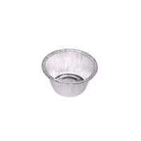 Recipiente descartável de 8 x 3,8 cm para creme de ovos - 7 unidades