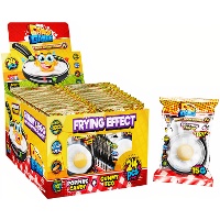 Ovo de goma com confeitos estaladiços de 15 g - 24 unidades