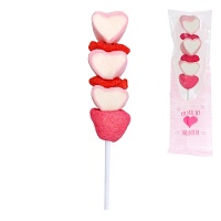 Espetada de marshmallows de São Valentim de 38 g - 1 unidade