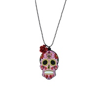 Colar de Catrina com rosa