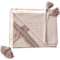 Colcha de cama diamante taupe 1,80 x 2,40 cm