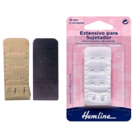 Extensor de soutien de 2,8 cm com 2 parênteses - Hemline