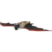 Pendente de morcego preto de 38 cm