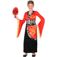 Fato chinês para rapariga