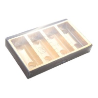 Caixa de 11,5 x 19,5 x 3 cm para chocolates Denver