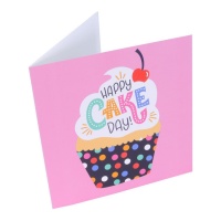 Cartão de felicitações Cupcake
