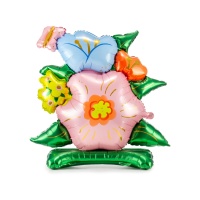 Balão silhueta de flores 86 x 80,5 cm - PartyDeco