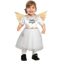 Fato de anjo com estrelas para bebé